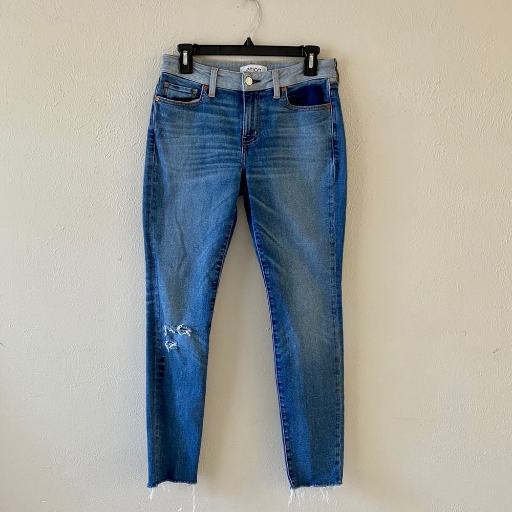 Etica Lily Mid-rise Skinny Jeans